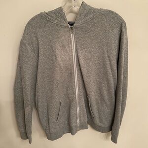 Forever 21 Gray Zip-up Hoodie